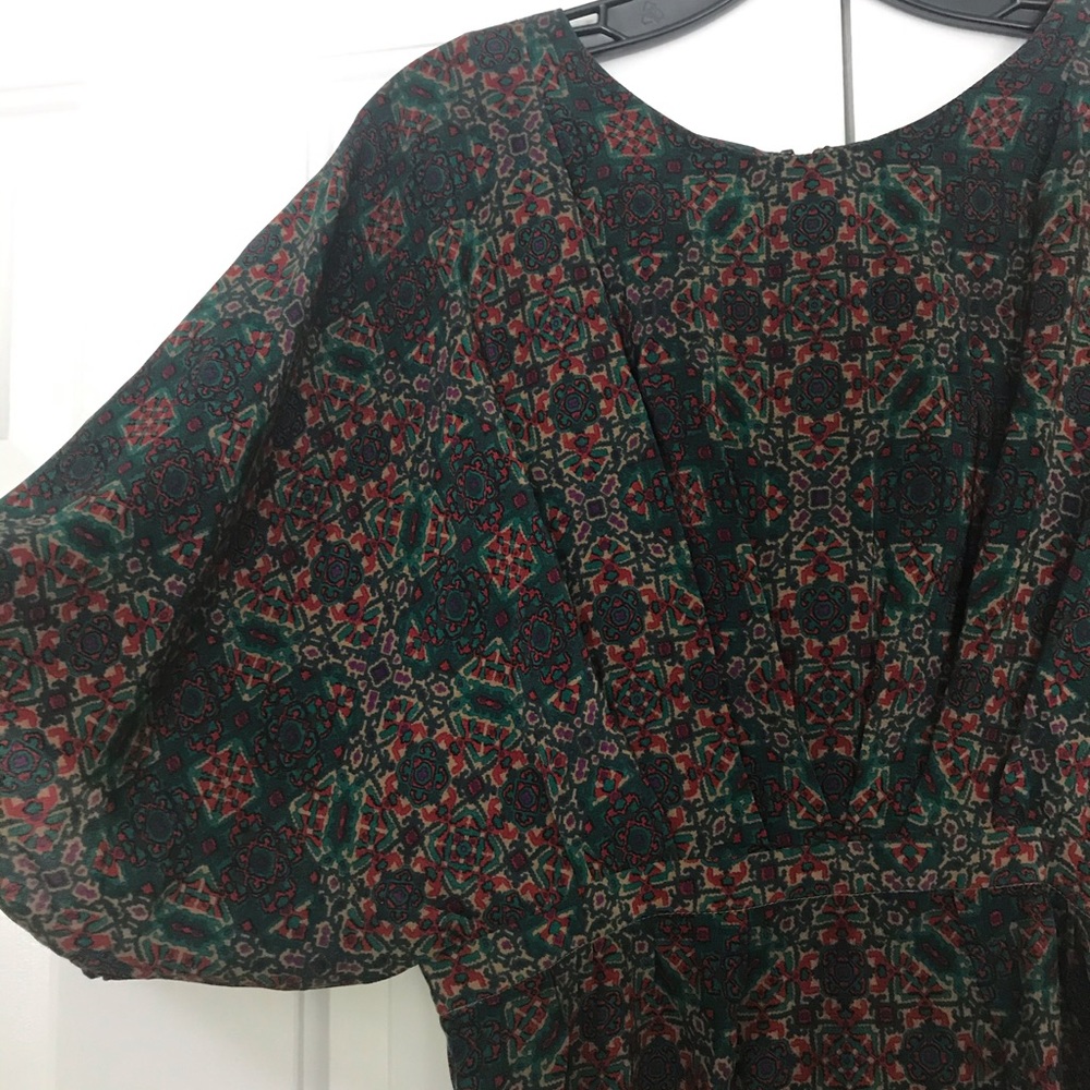 Anthropologie silk dress